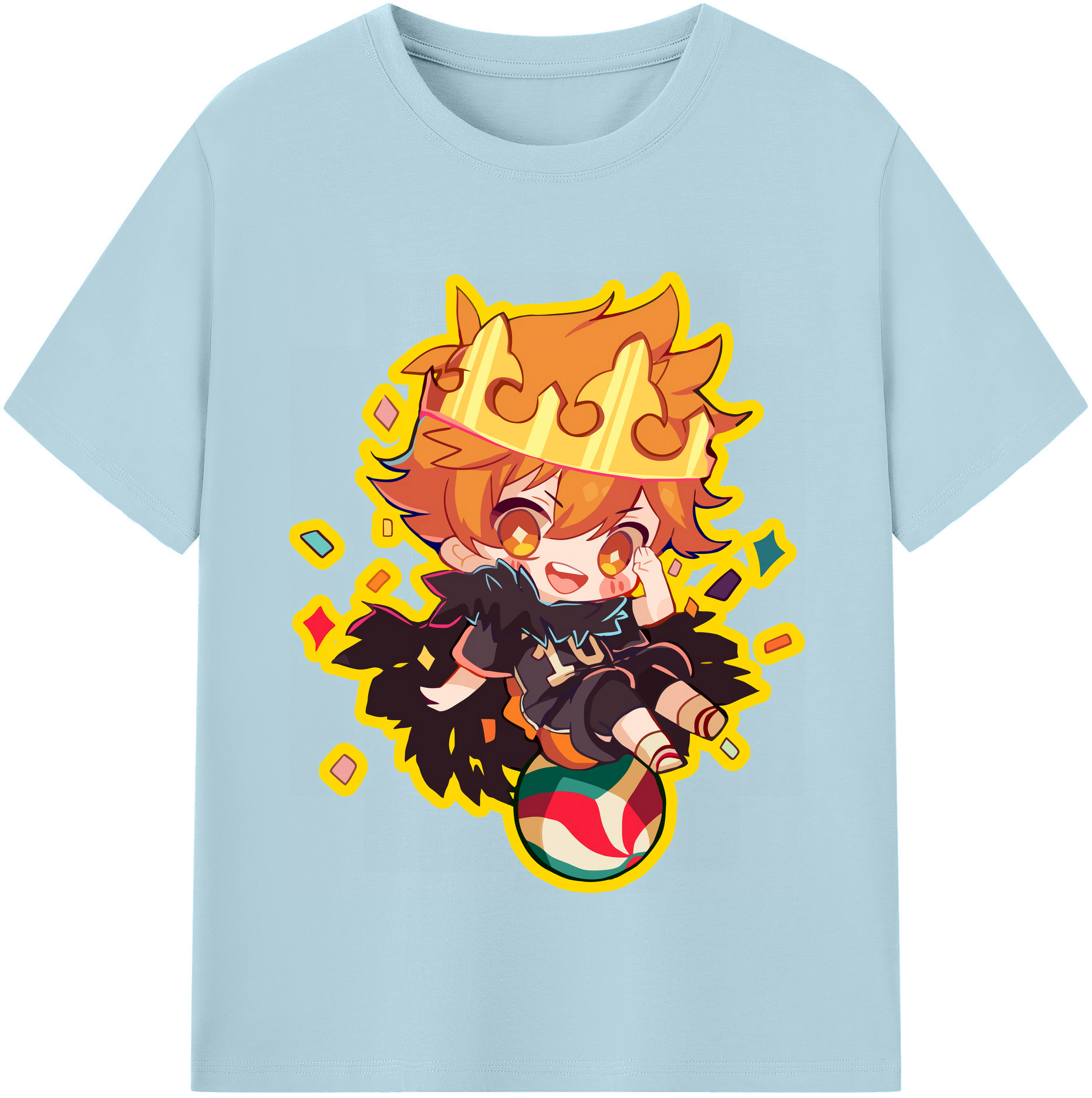 （画像用） ハイキュー!! Haikyu!! 綿100％半袖Tシャツ（フロントプリント）